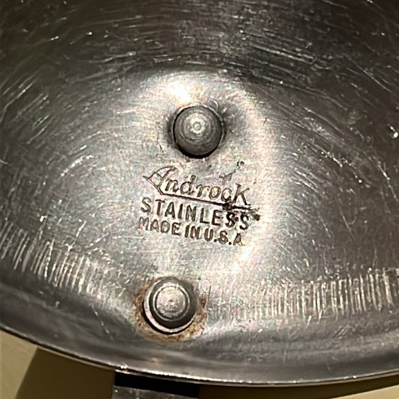 Vintage Art Deco Androck Stainless Ladle USA Brown Bakelite Bullet Handle 11.25" - Picture 16 of 16